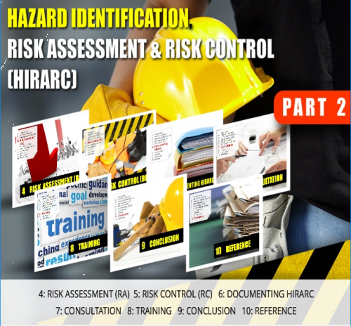 Hazard Identification, Risk Assessment & Risk Control Part II
